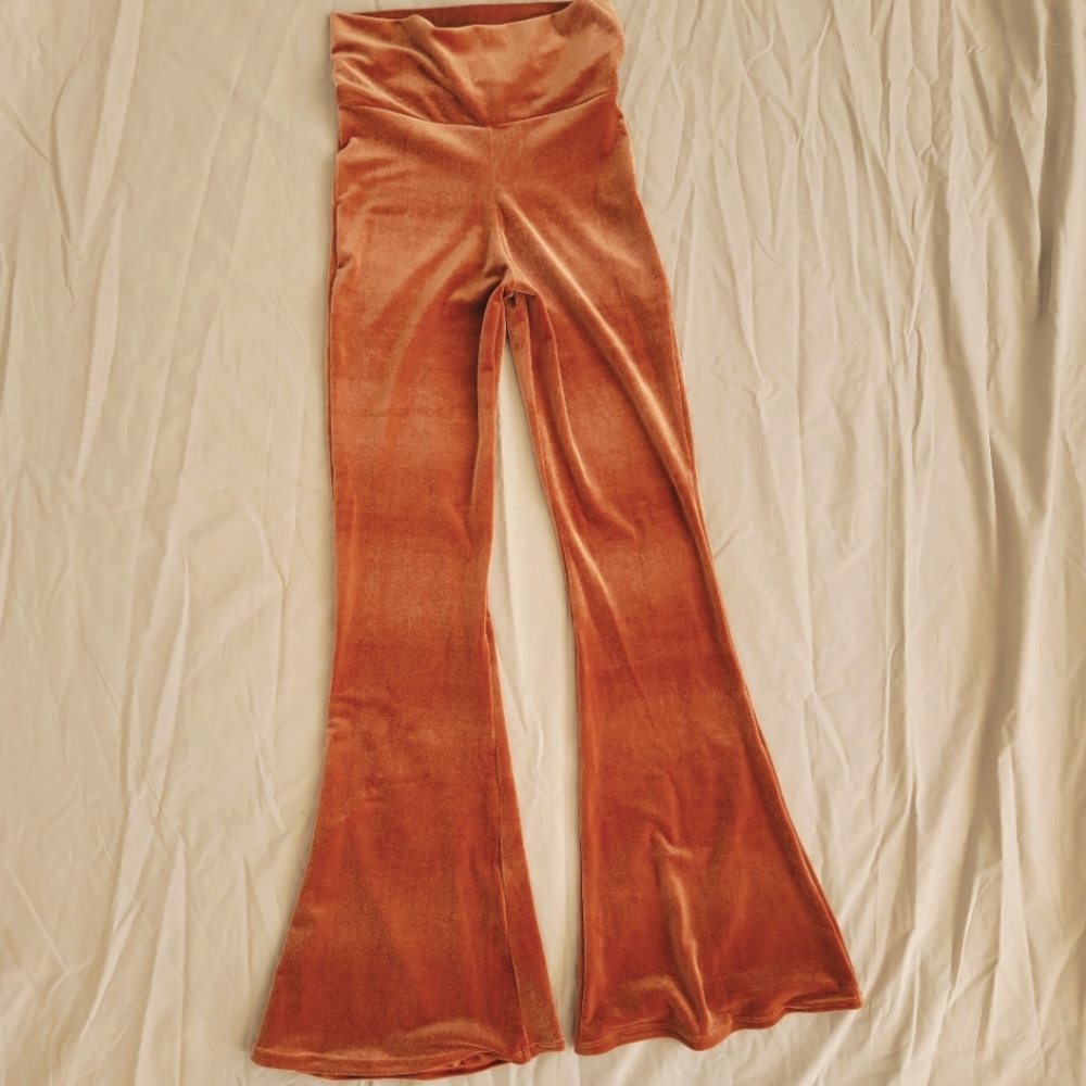 Brand New Velvet Flared Leggings